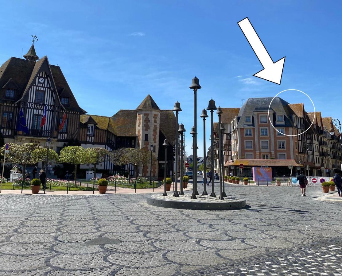 Appartement au cœur de Deauville avec vue imprenable et parking privé Exterior foto