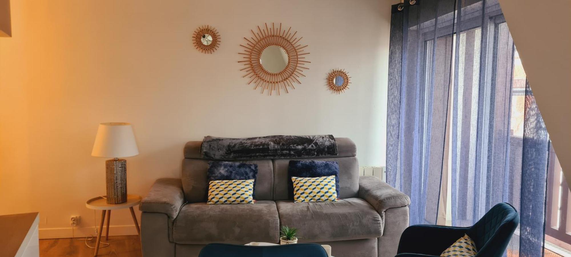 Appartement au cœur de Deauville avec vue imprenable et parking privé Exterior foto